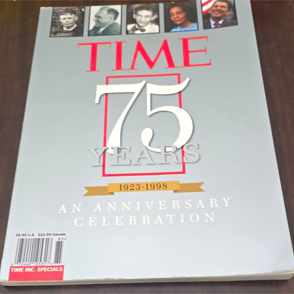 Time 75 Years 1923-1998 Anniversary Celebration Special Issue 1998 English